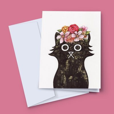 Frida cat card