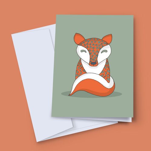 Crafty fox card