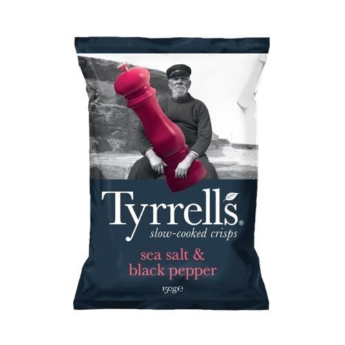 Tyrrells Black Pepper 150g – Chips Poivre Noir