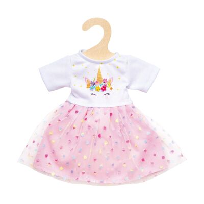 Robe de poupée "Unicorn Hannah", taille 28 à 35 cm