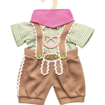 Doll traditional trousers with shirt, 3 parts, size. 28-35 cm