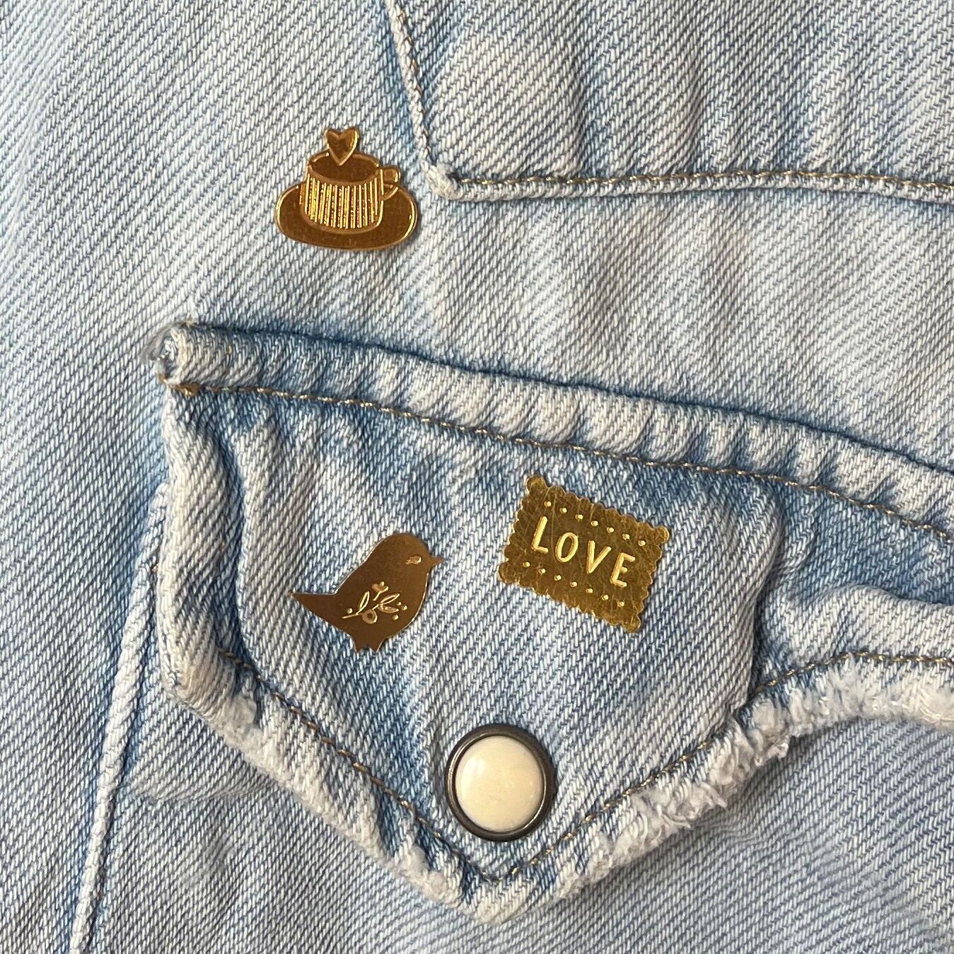 Mini-Broschen/Anstecknadeln