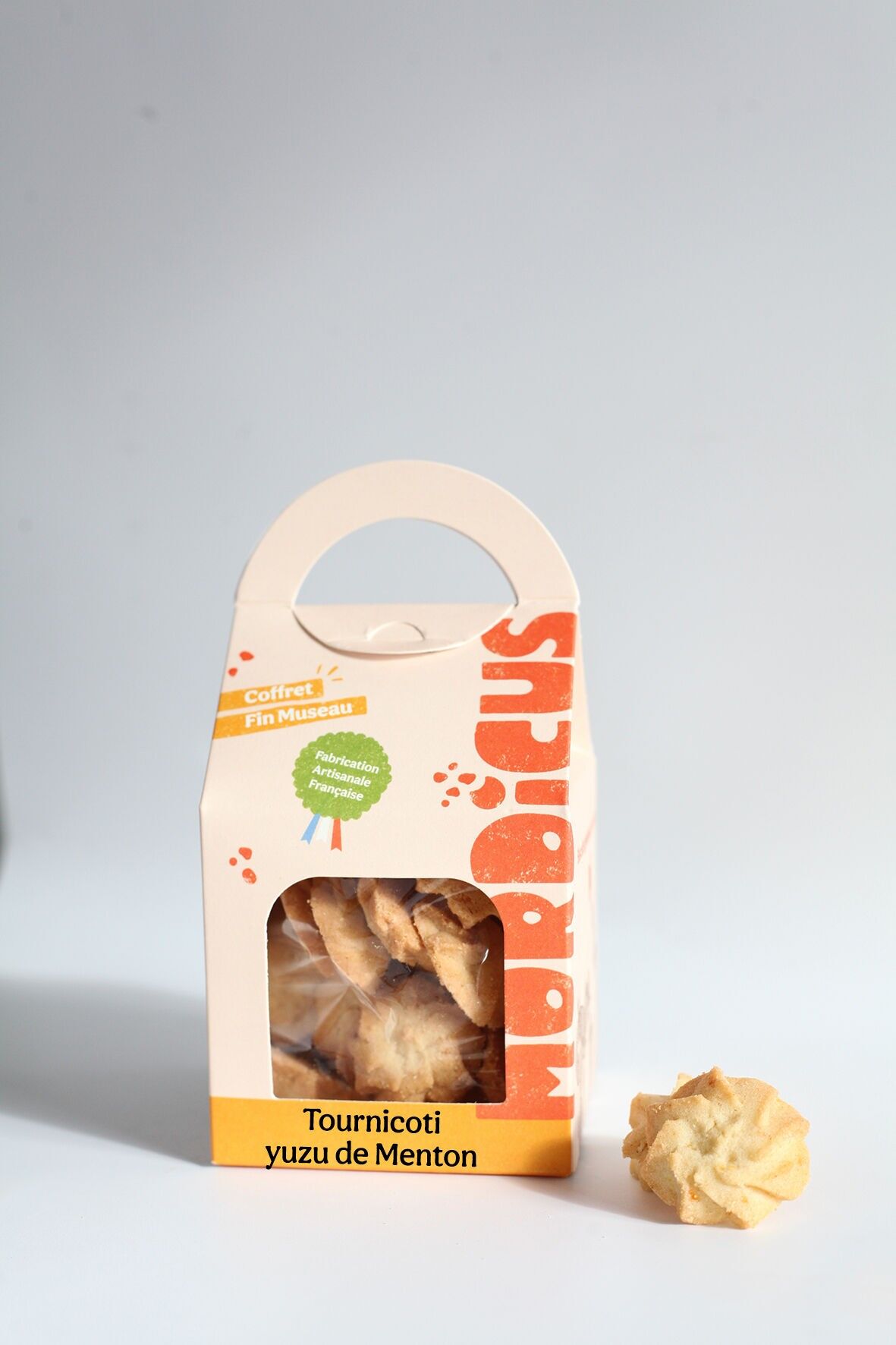 Organic sweet biscuits - Tournicoti yuzu from Menton