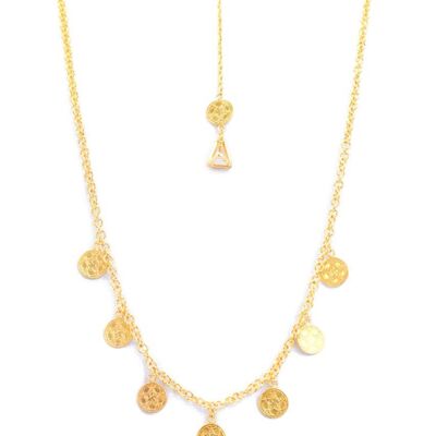 Rhea coin necklace