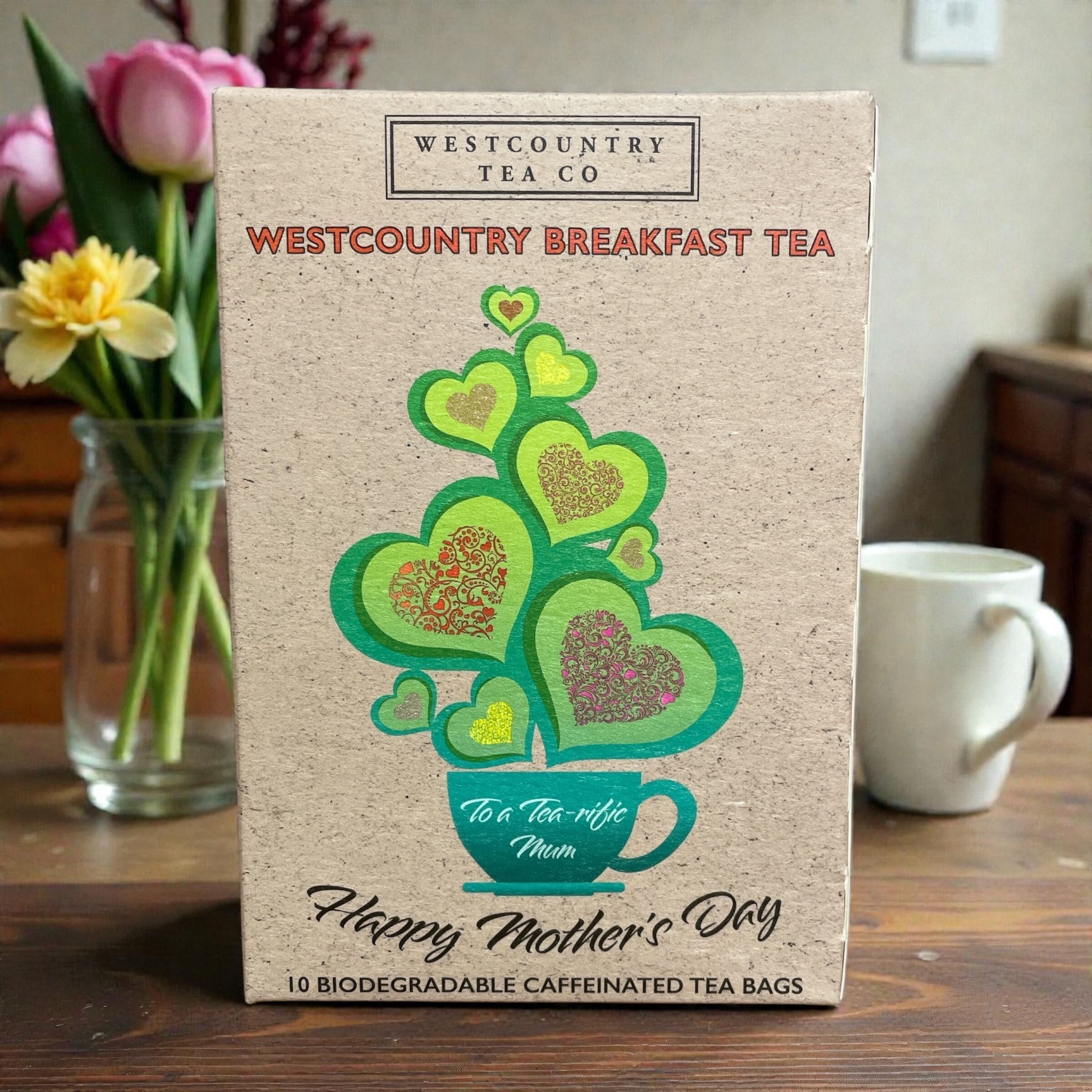 Westcountry Breakfast Tea Happy Mothers Day novelTEAcard Gift
