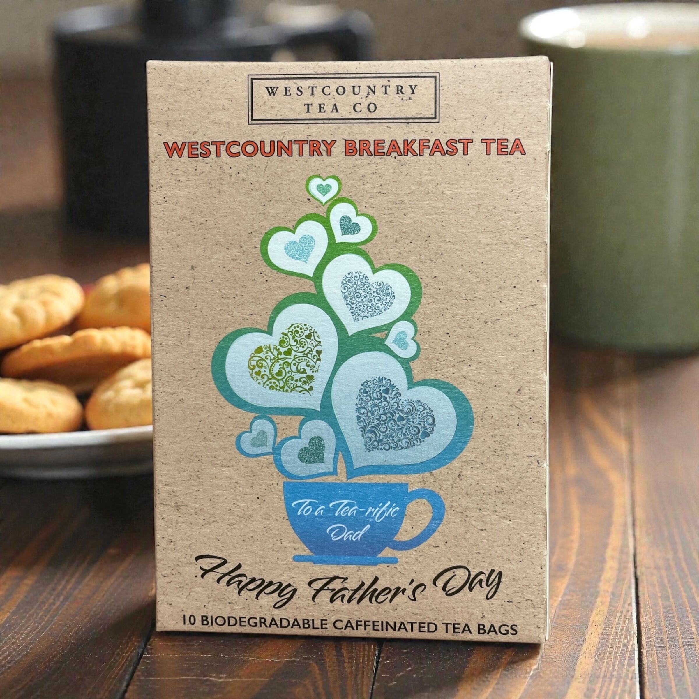 Westcountry Breakfast Tea Happy Fathers Day novelTEAcard Gift