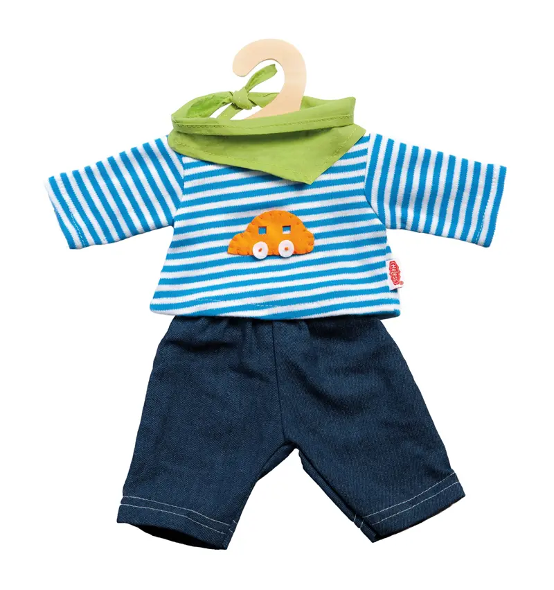Heless Farbenfroh bedrucktes T-Shirts, Größe 28-35 cm, sortiert | duo