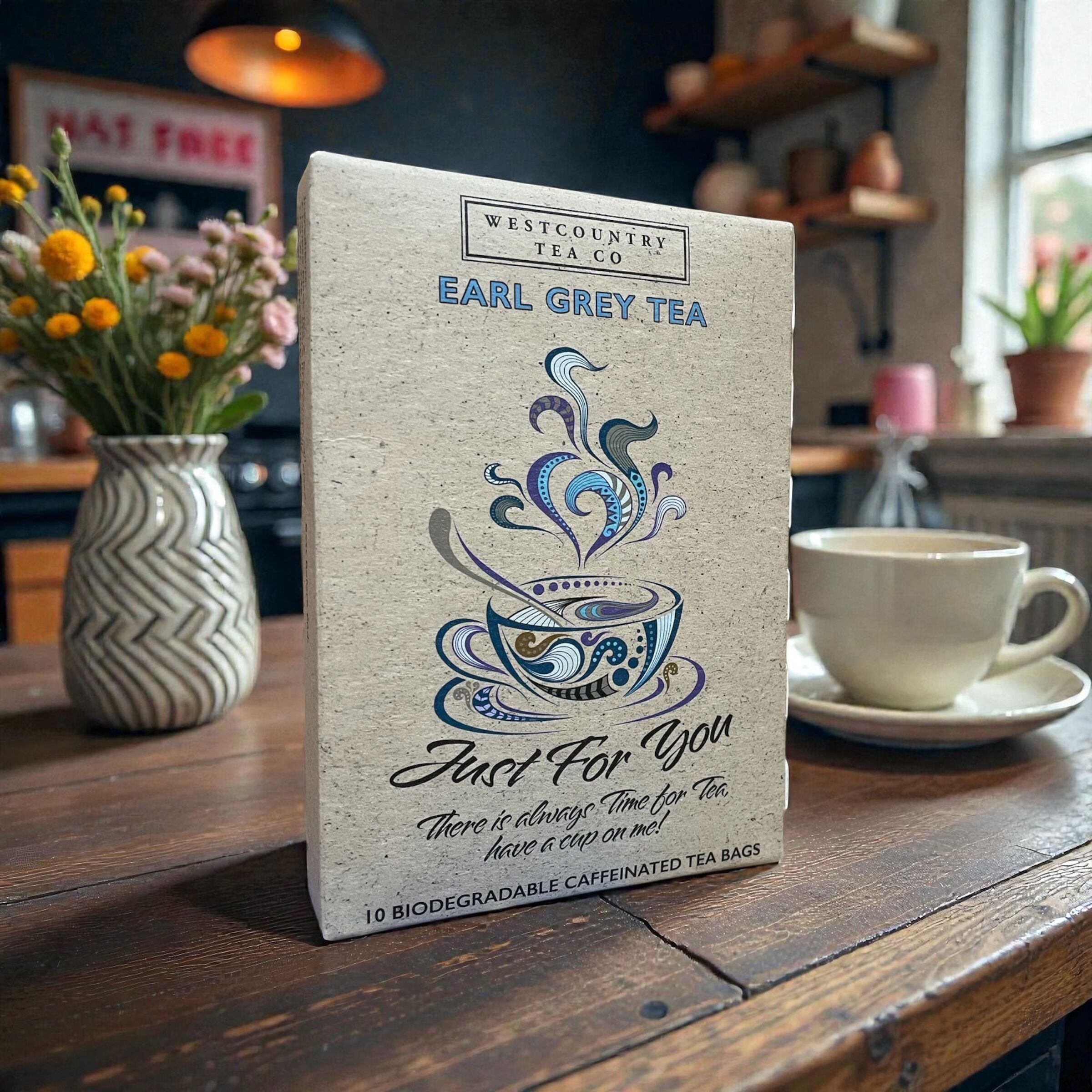 Earl Grey Tea Just For You novelTEAcard Gift