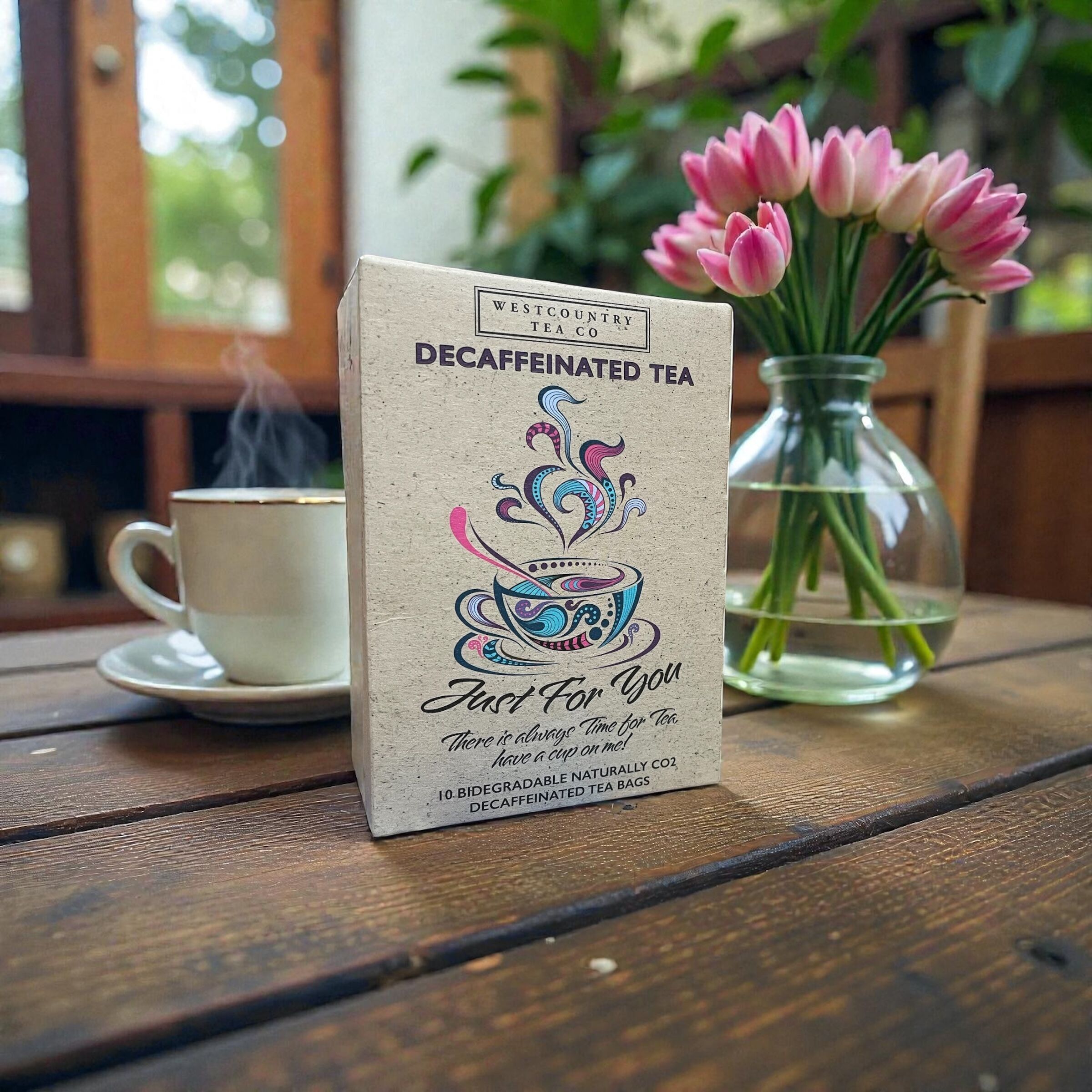 Decaffeinated Tea Just For You novelTEAcard