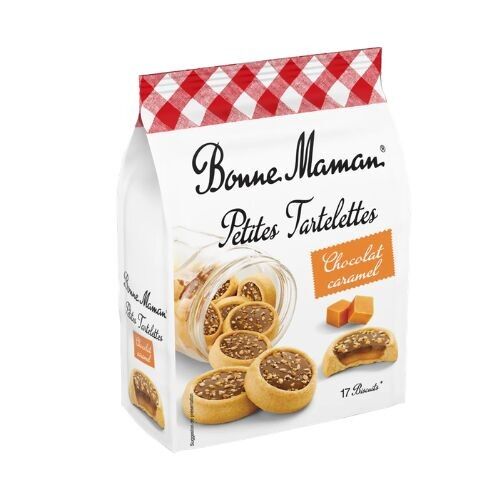 Bonne Maman Petites Tartelettes Chocolat Caramel 250g – Biscuits sablés gourmands