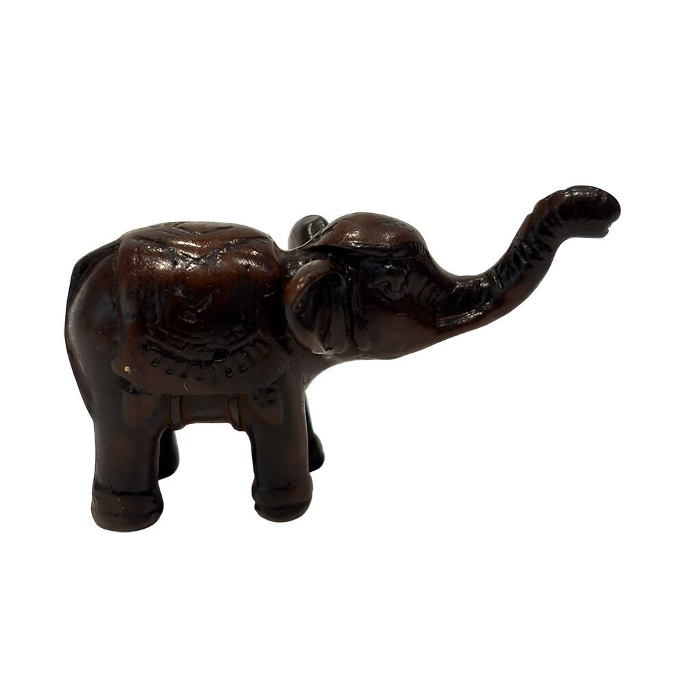 Figura de elefante de madera, diseño surtido, 3-4 cm