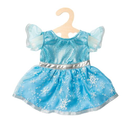 Puppen-Kleid 'Eis-Prinzessin', klein, Gr. 28-35 cm