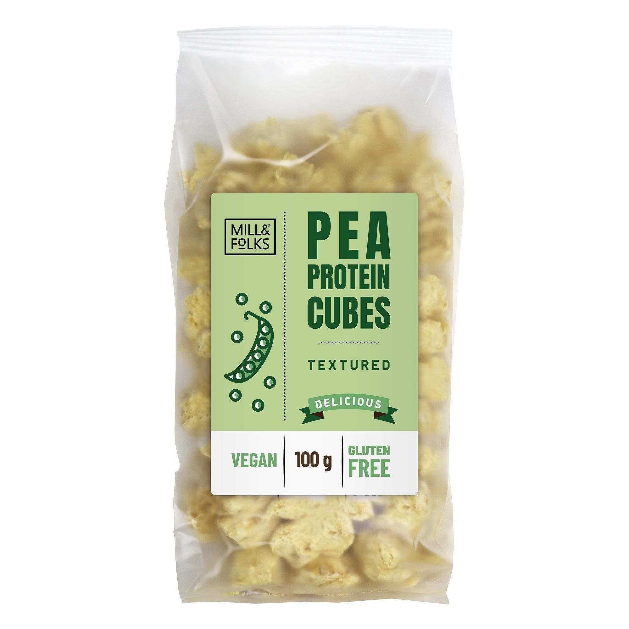 Cubes de protéines de pois 100 g