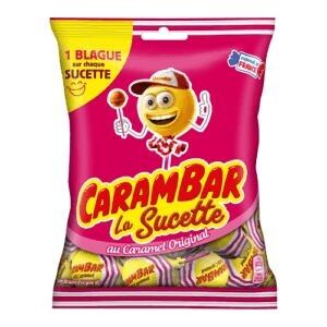 Carambar Sucettes Caramel 84g – Sucettes Goût Caramel