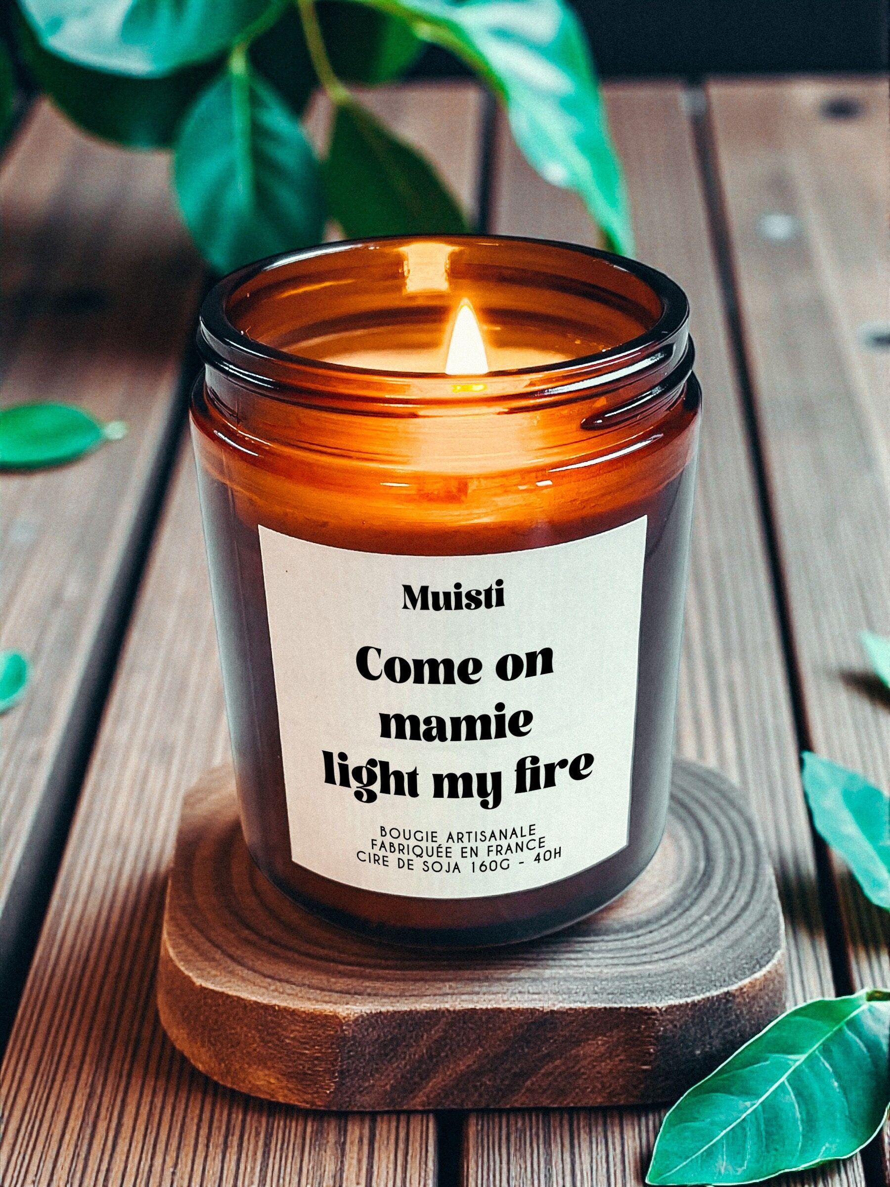 Scented Candle - Come on Grandma Light My Fire - Grandmothers' Day