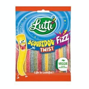 Scoubidou Fizz Twist 100g – Bonbons Acidulés Torsadés – Sachet 100g