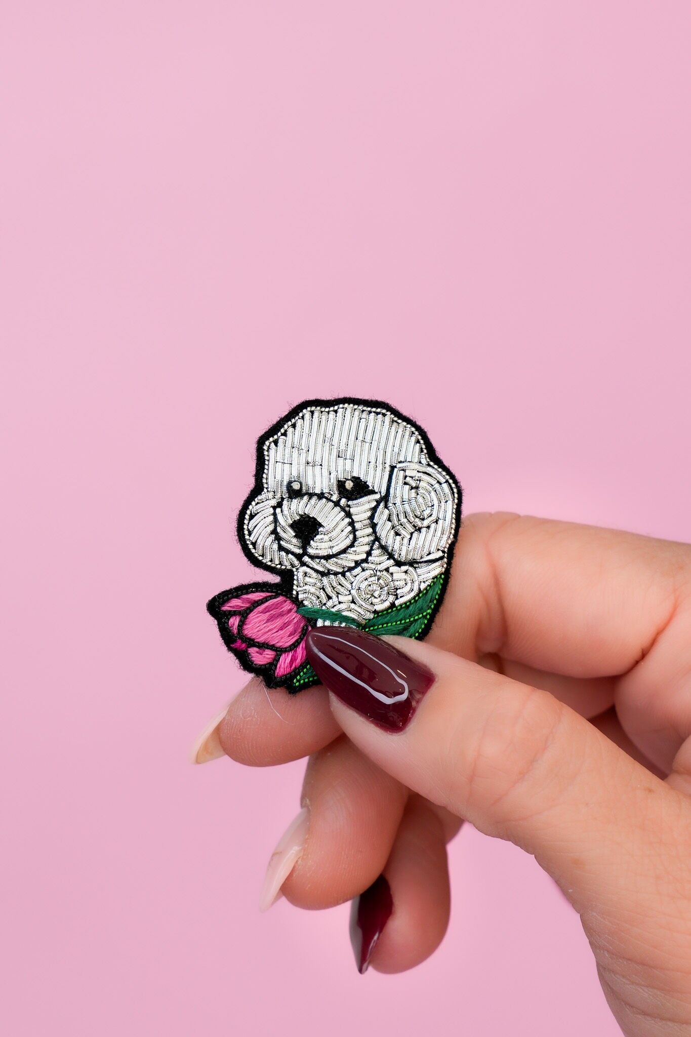 Broche Bichon