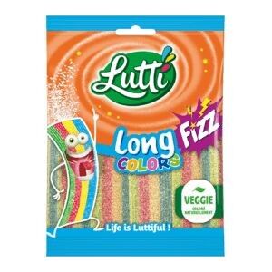 Long Fizz Color 100g – Bonbons Acides Colorés – Sachet 100g