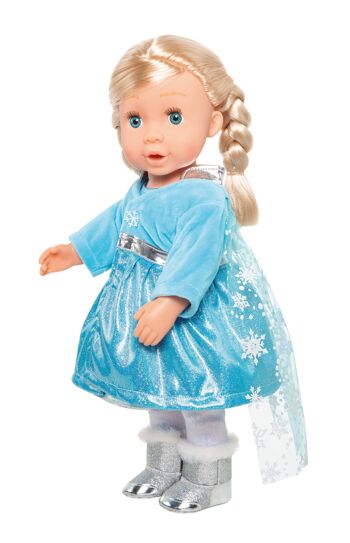 Manteau de poupée "Ice Princess" avec cape, taille. 28 à 35 cm 3