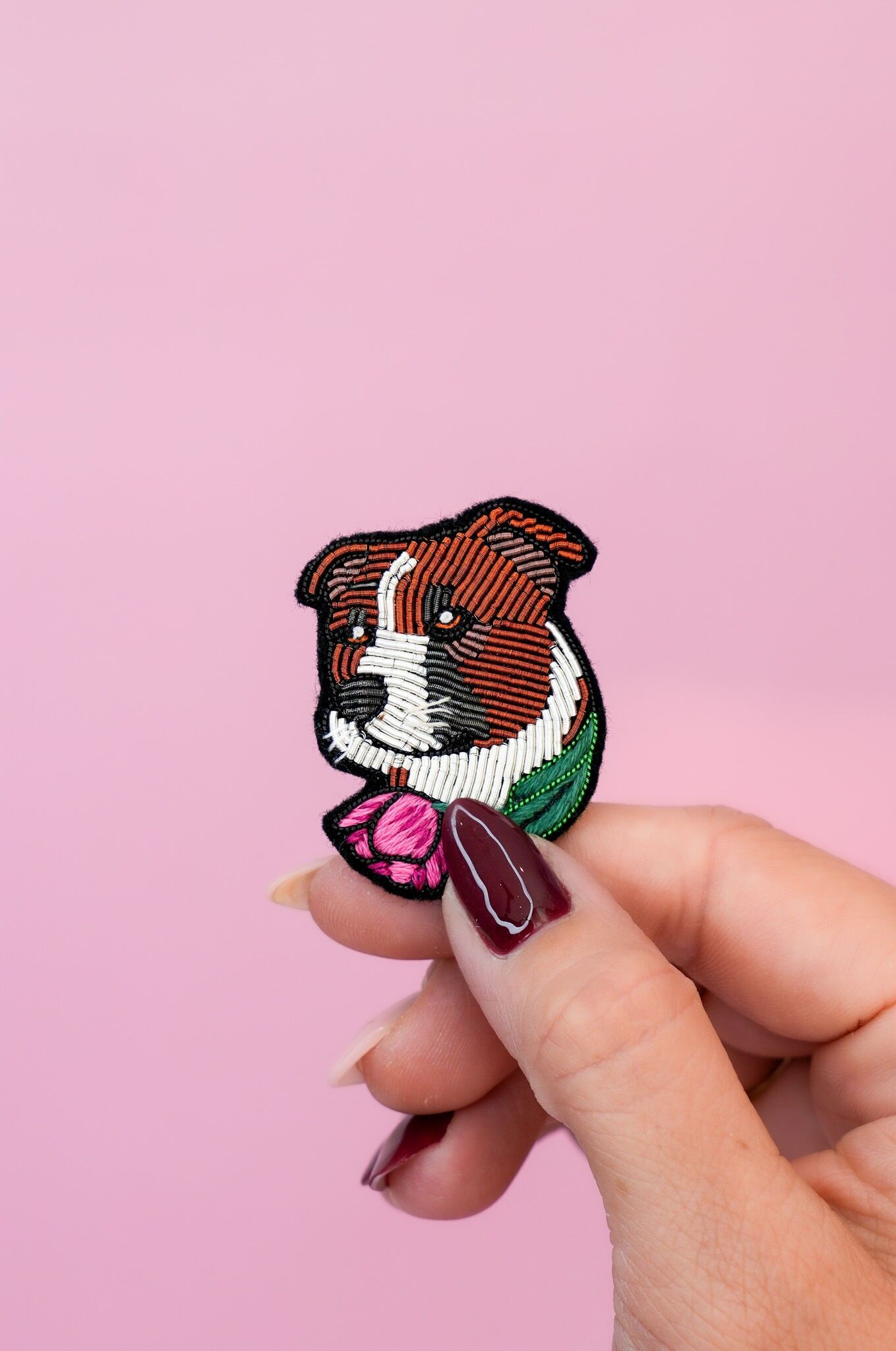 Staffordshire-Terrier-Brosche