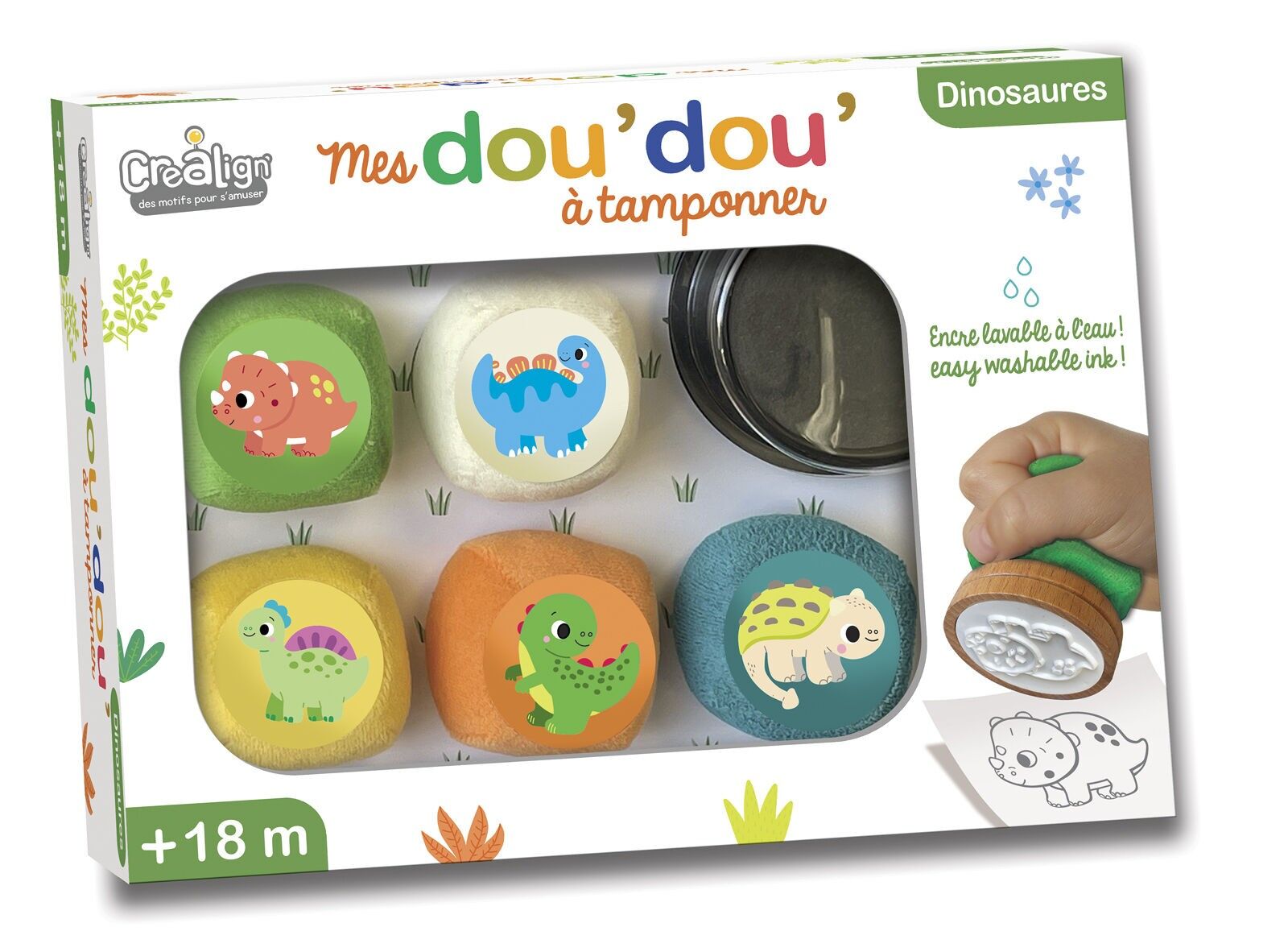 I miei francobolli Dou'Dou' di dinosauro