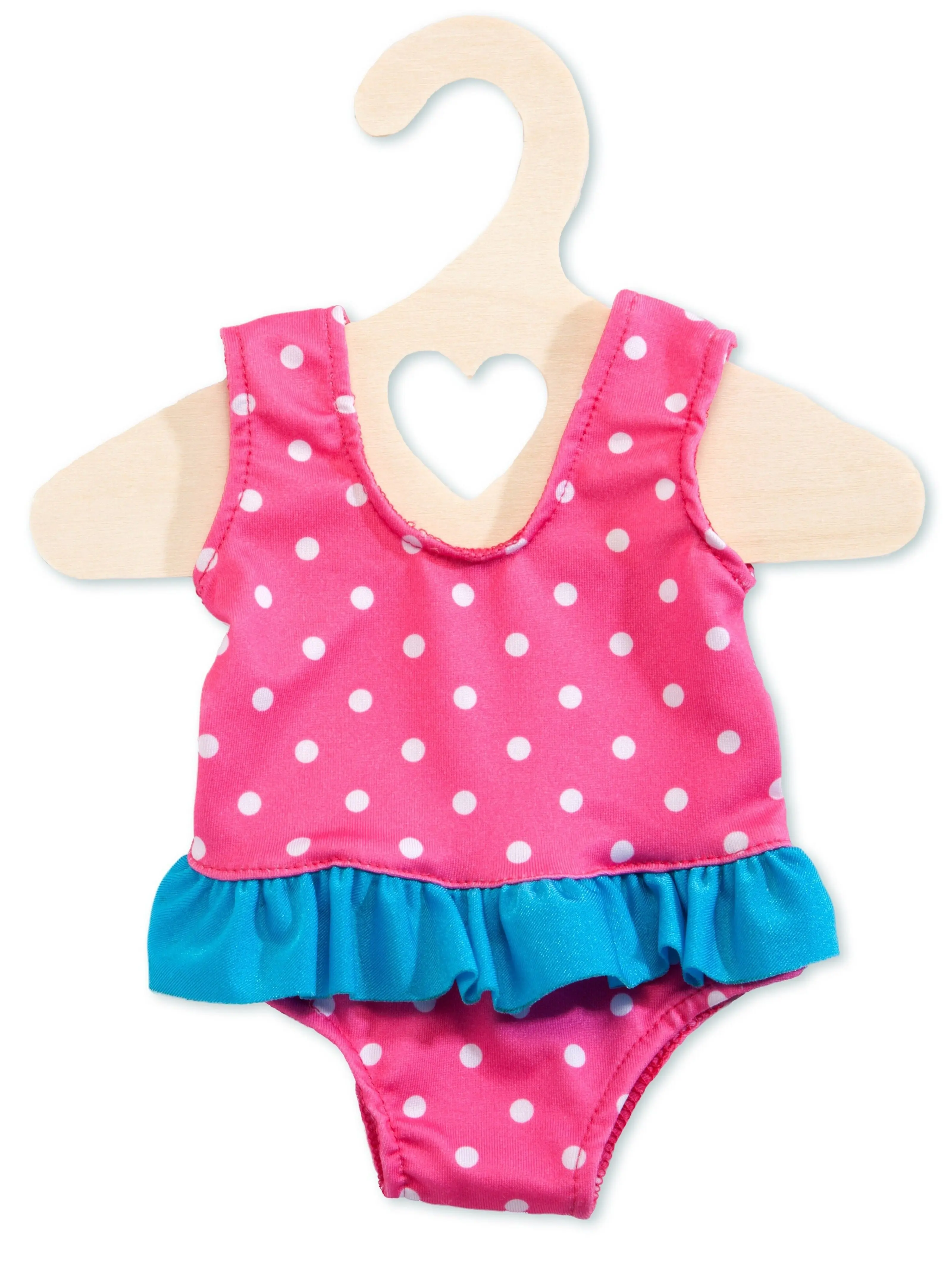 Maillot de bain rose poupée 35/45 cm - Vêtement été plage Maillot de bain rose poupée 35/45 cm - Vêtement été plage