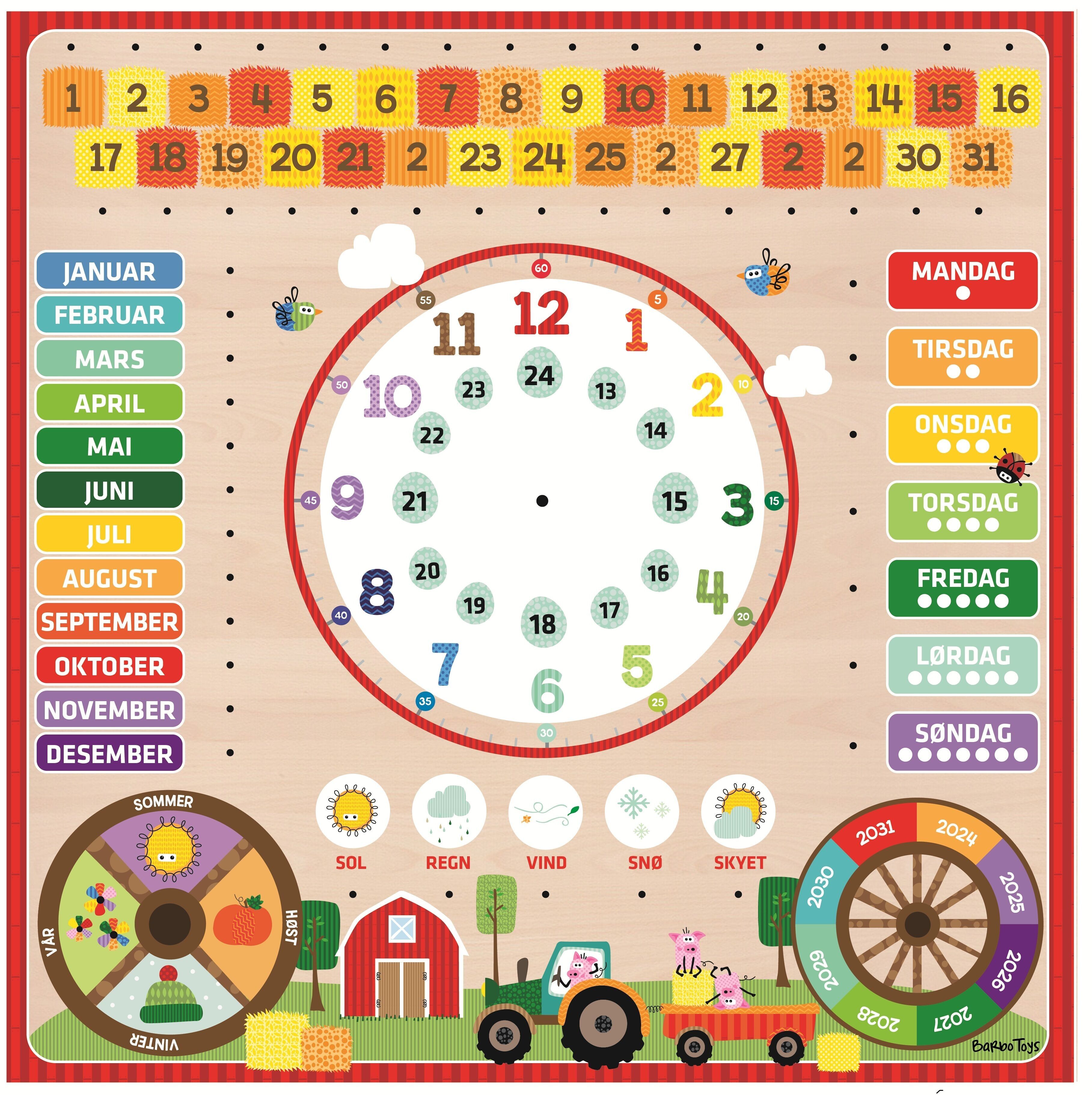 Wacky Wonders - Barnas kalender (NO)