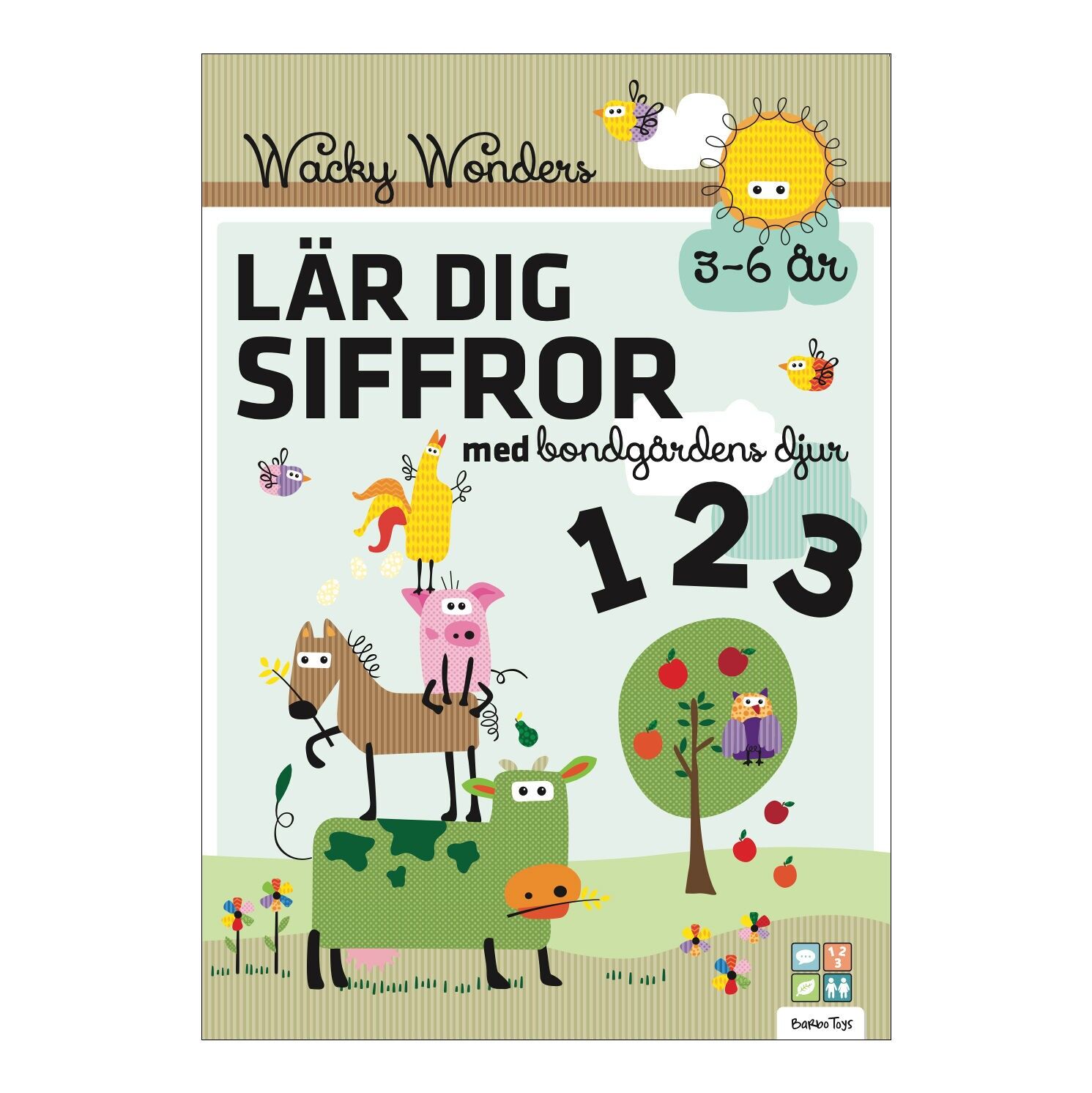 Wacky Wonders - Pysselbok - Lär dig siffror 123 (SE)