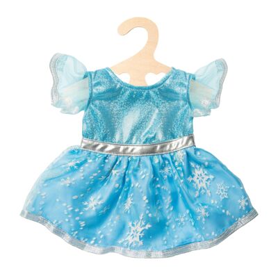 Puppen-Kleid "Eis-Prinzessin", Gr. 35-45 cm