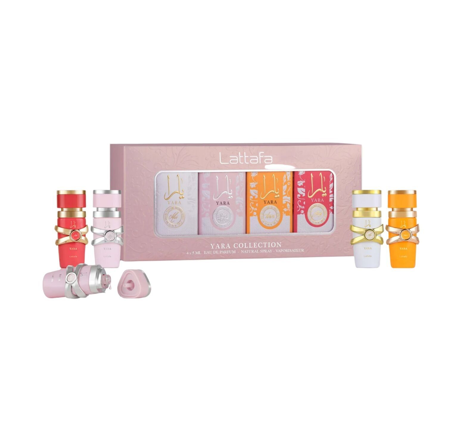Coffret cadeau Yara Mini Collection de Lattafa EDP 4x5ml
