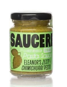 Saucerer- Zesty Chimichurri Pesto Pasta sauce (106g)