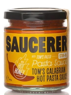 Saucerer- Hot Honey and Calabrian Chili Pasta Sauce ( 190g)
