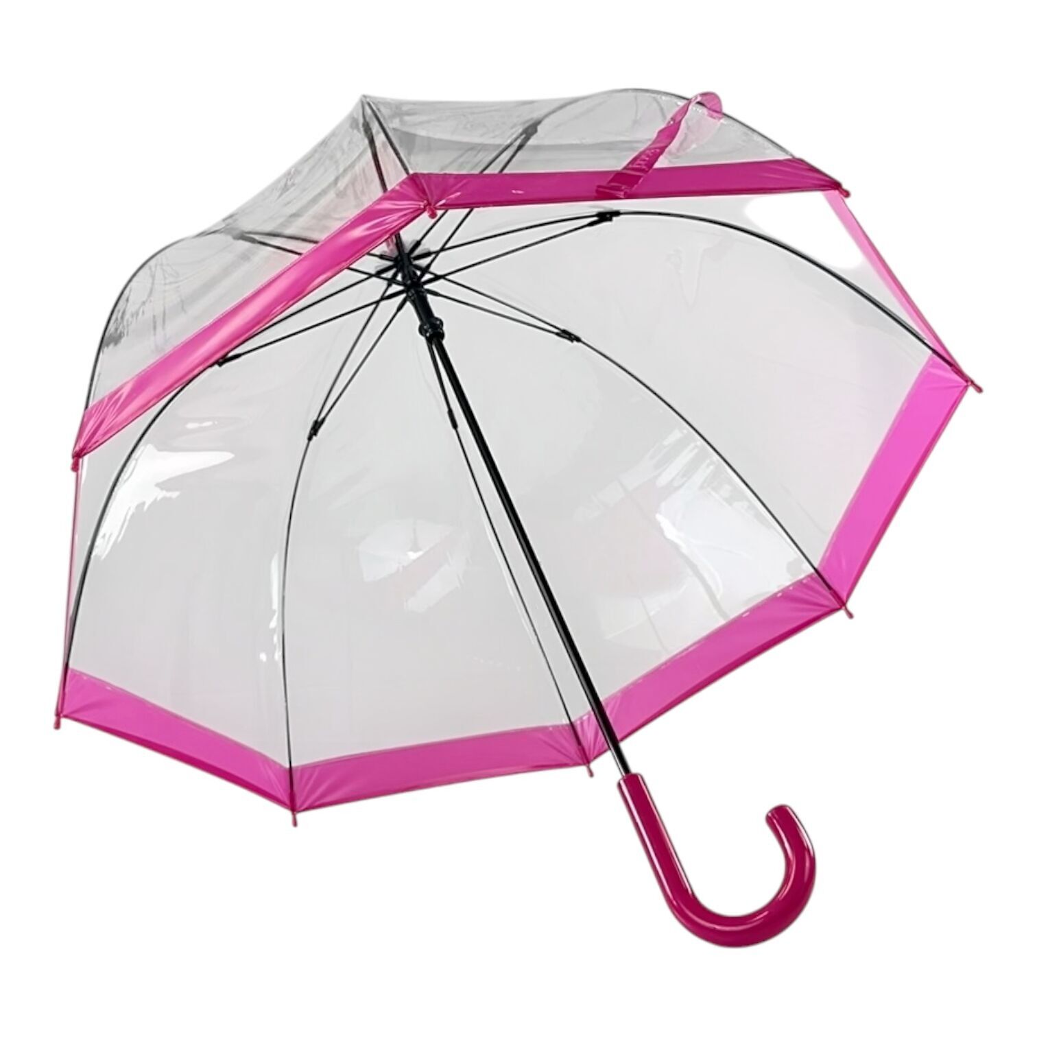 Everyday Clear Vinyl Dome Umbrella Pink