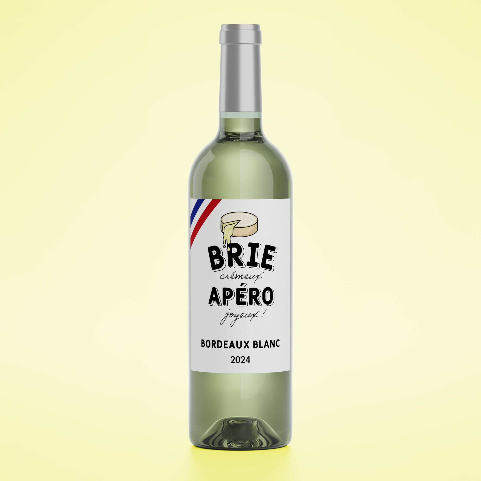 White wine - Creamy Brie - White Bordeaux (cheese wine)