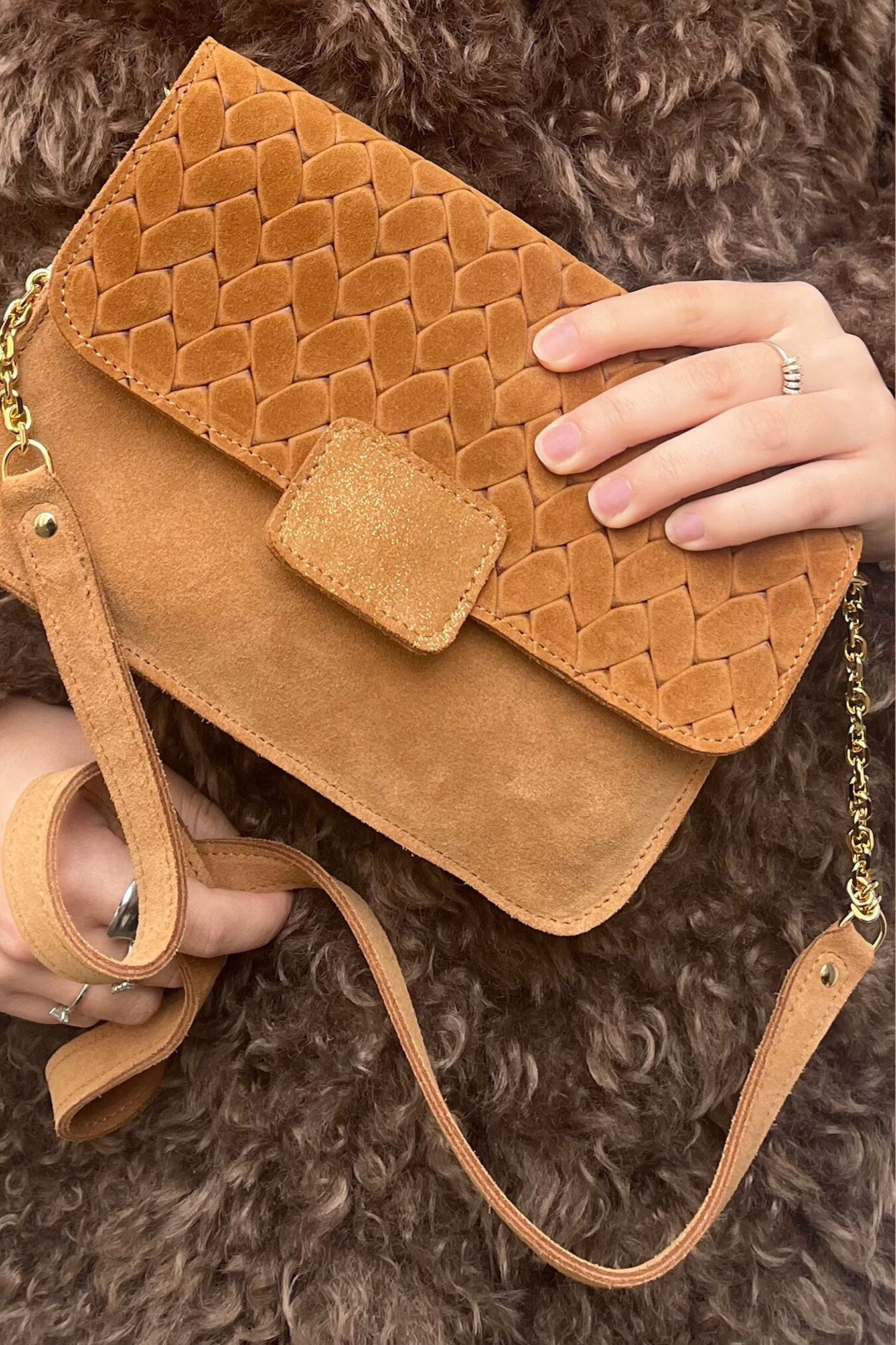 Madeleine - Damen-Lederhandtasche