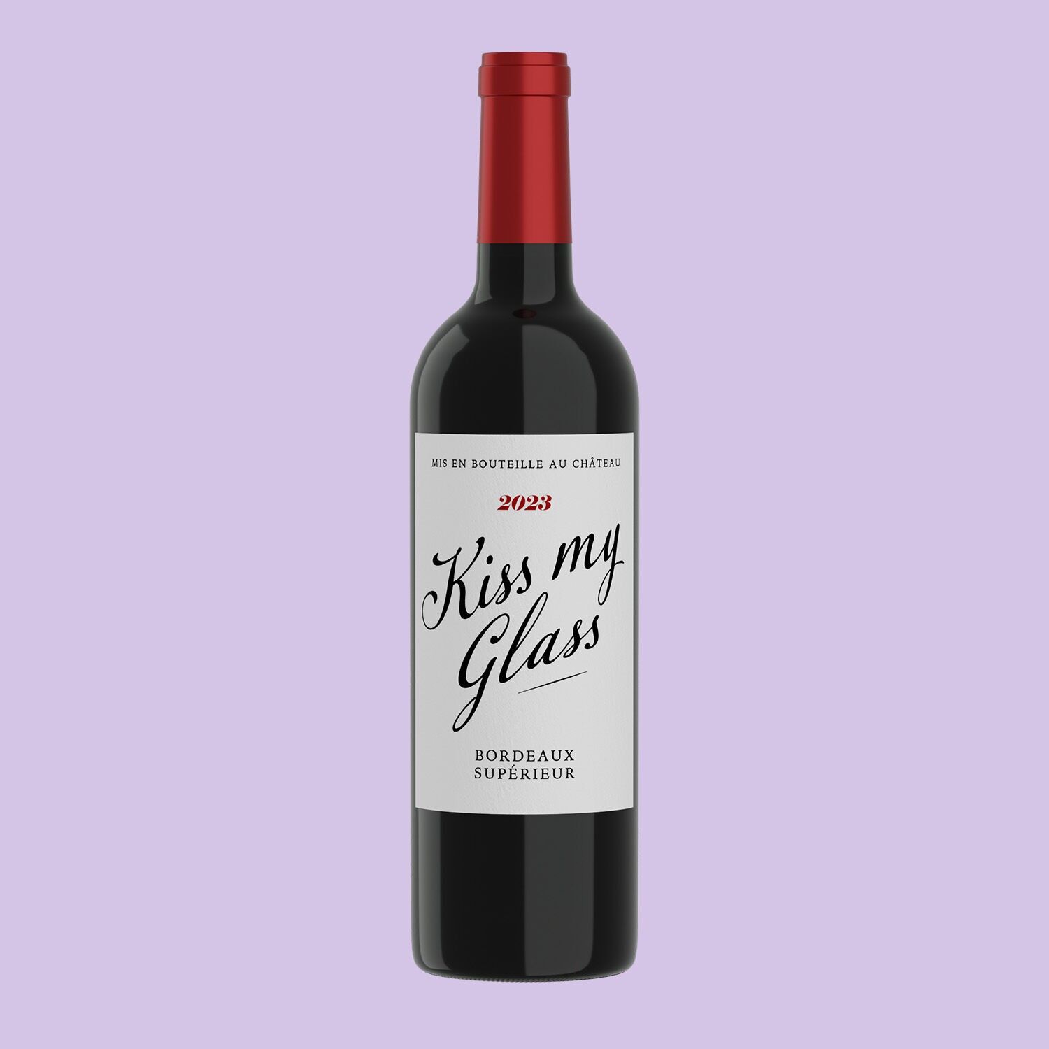 Red wine - Kiss my Glass - Bordeaux Supérieur