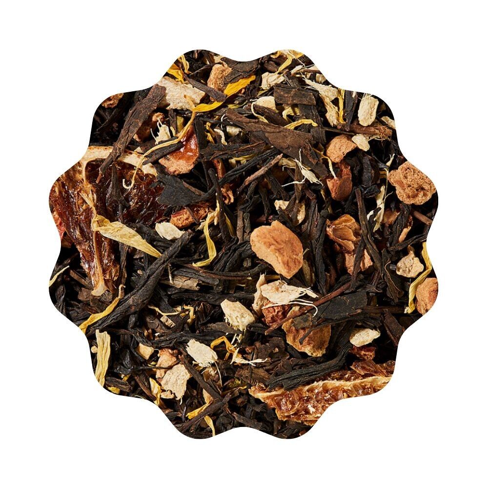 Black tea, ginger, orange