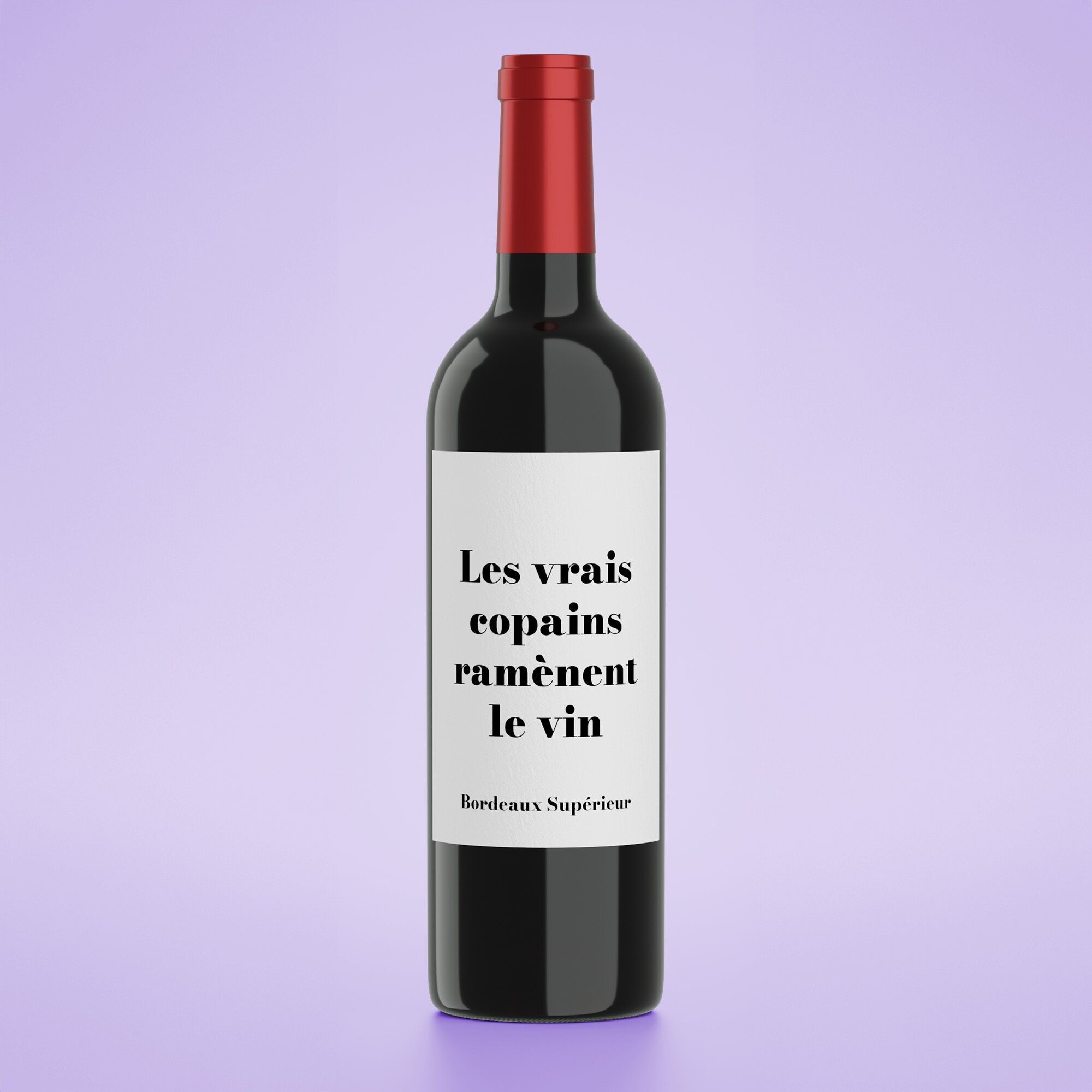 Red wine - Friends bring the wine - Bordeaux Supérieur