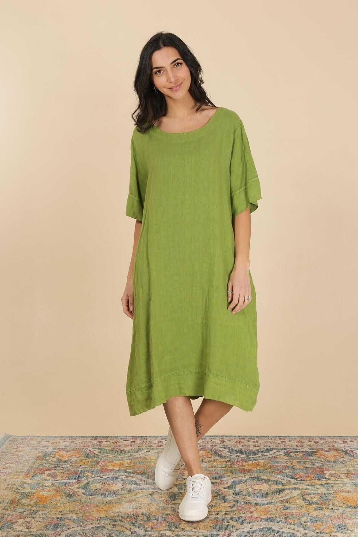 26084 Kleid aus 100 % Leinen