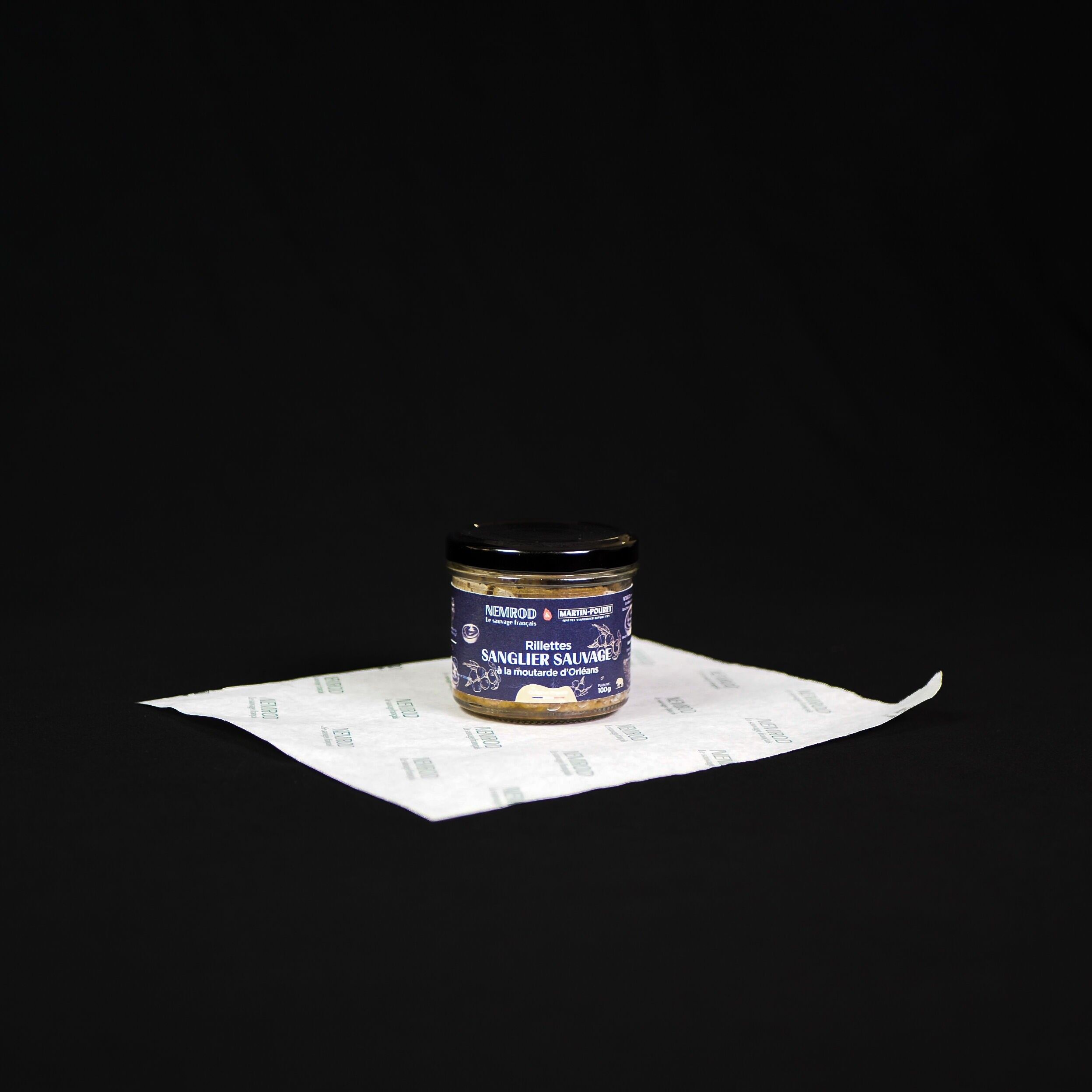 Rillettes de Sanglier à la Moutarde d'Orléans - Gibier - 100g