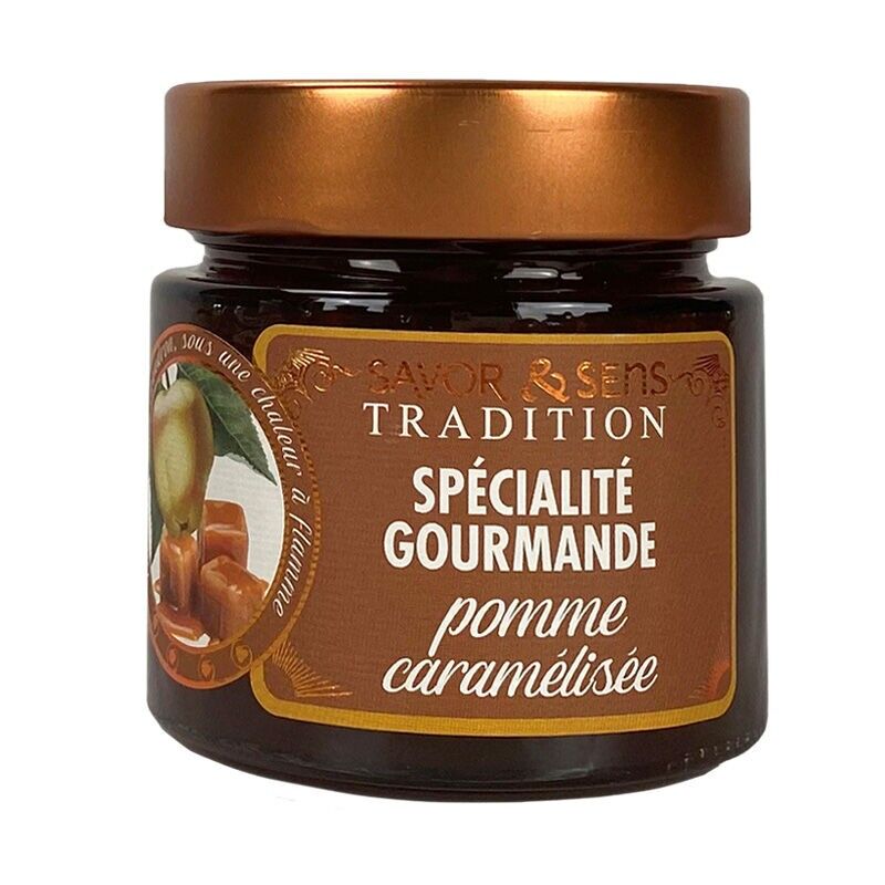 Specialità di mele e caramello