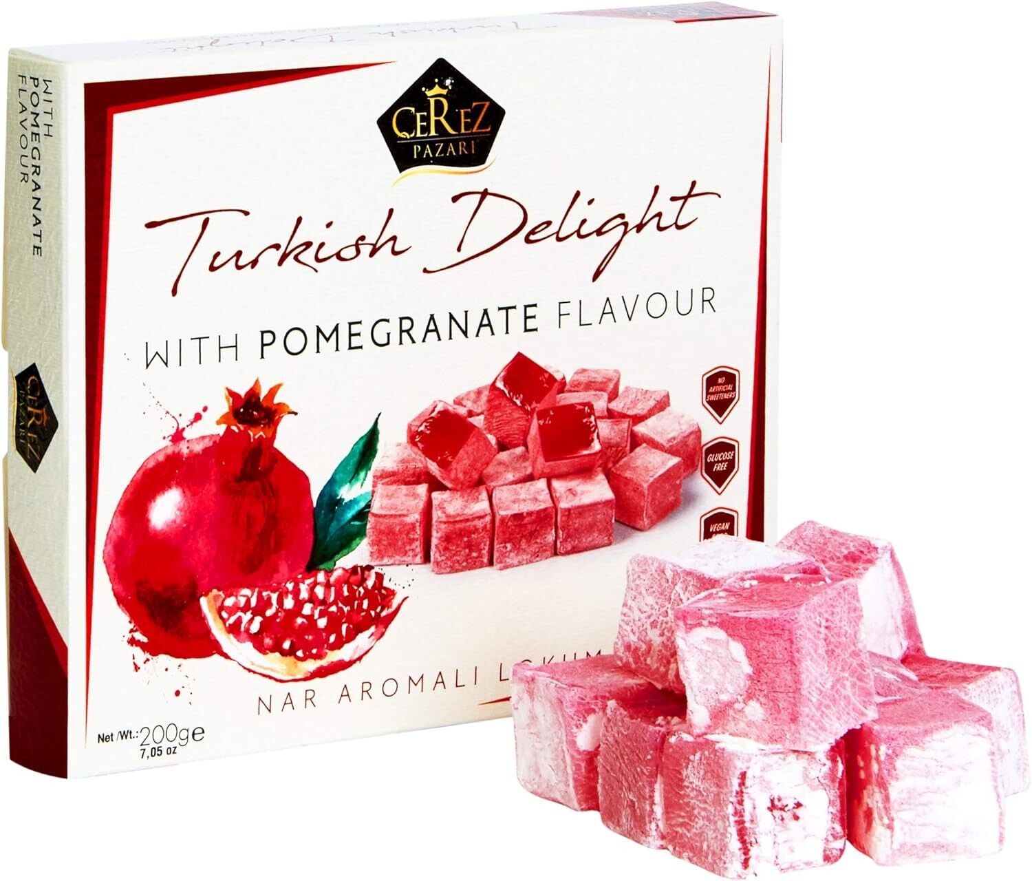 Turkish Delight Pomegranate Flavour 230g x 10