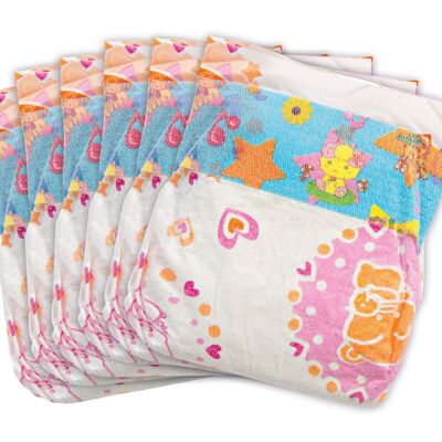 Doll diapers, 6 pieces, size. 28-35 cm