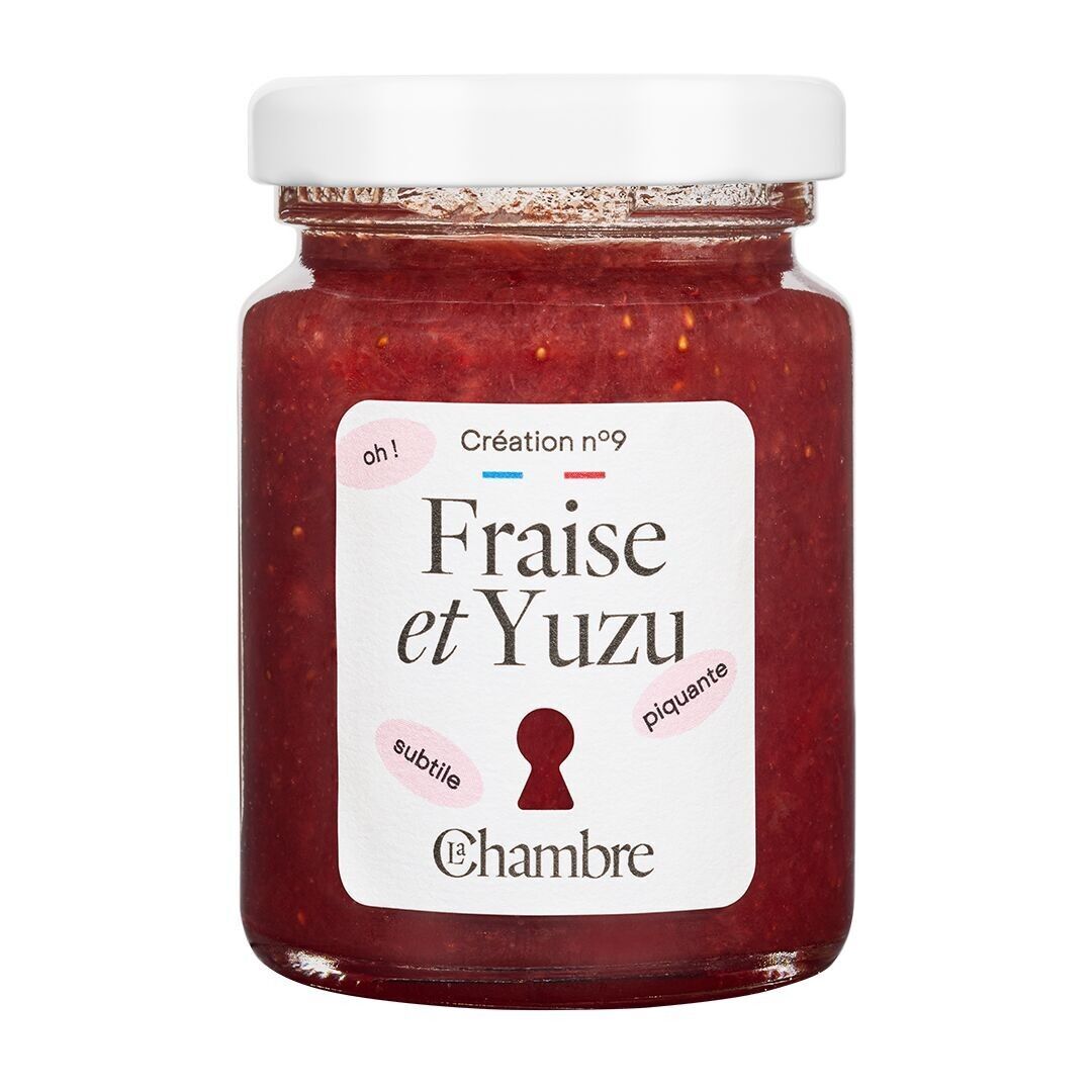 Mermelada de fresa y yuzu Tamaño: 100 g