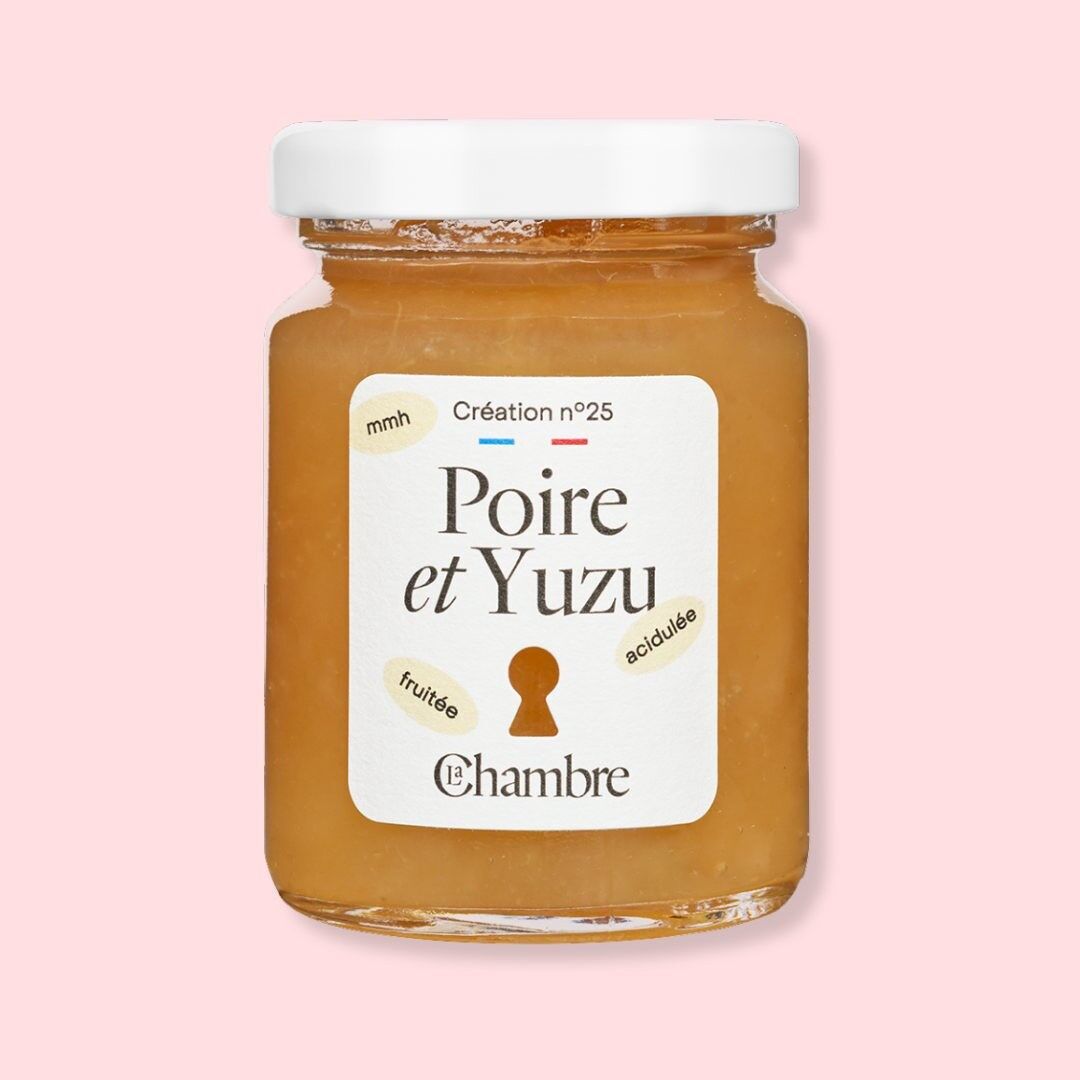 Mermelada de pera y yuzu Tamaño: 100g