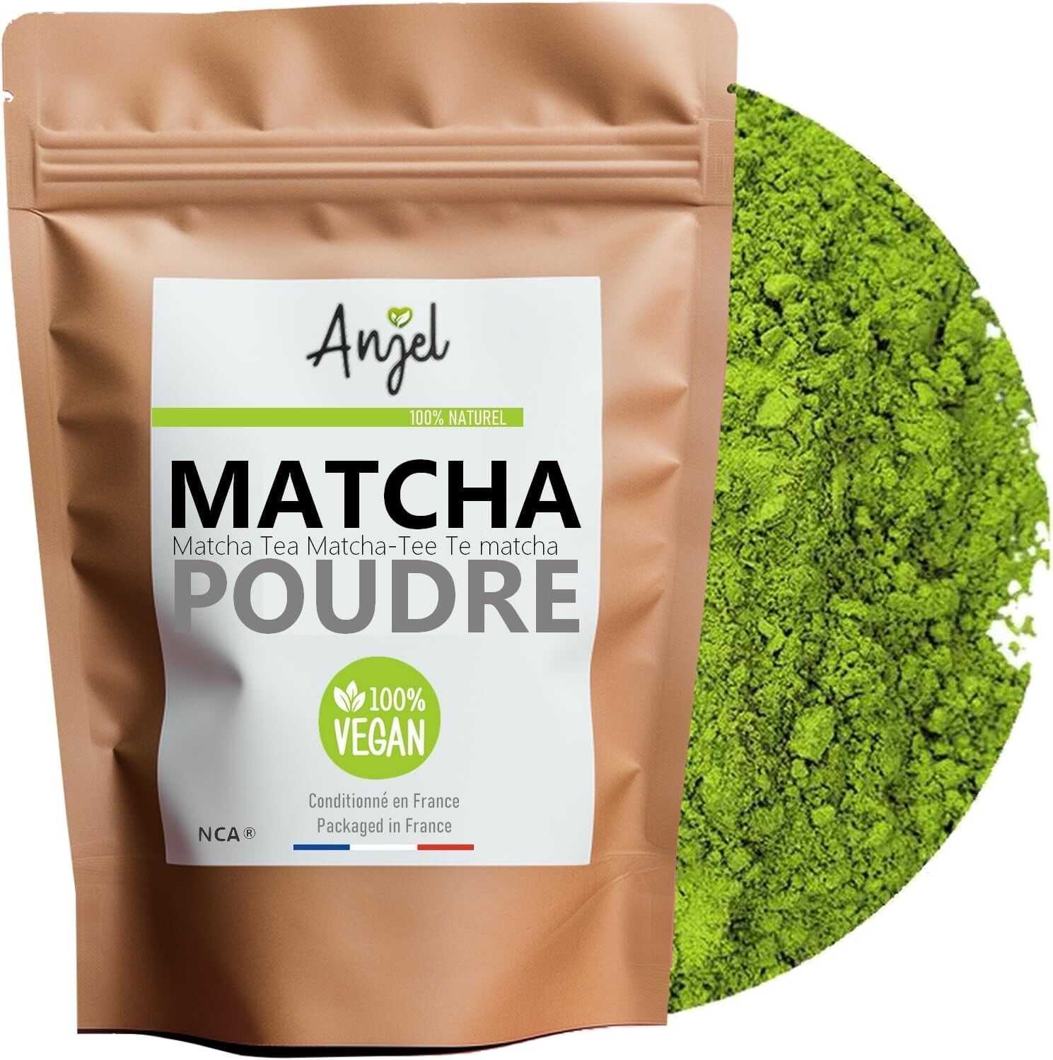 Matcha green tea powder