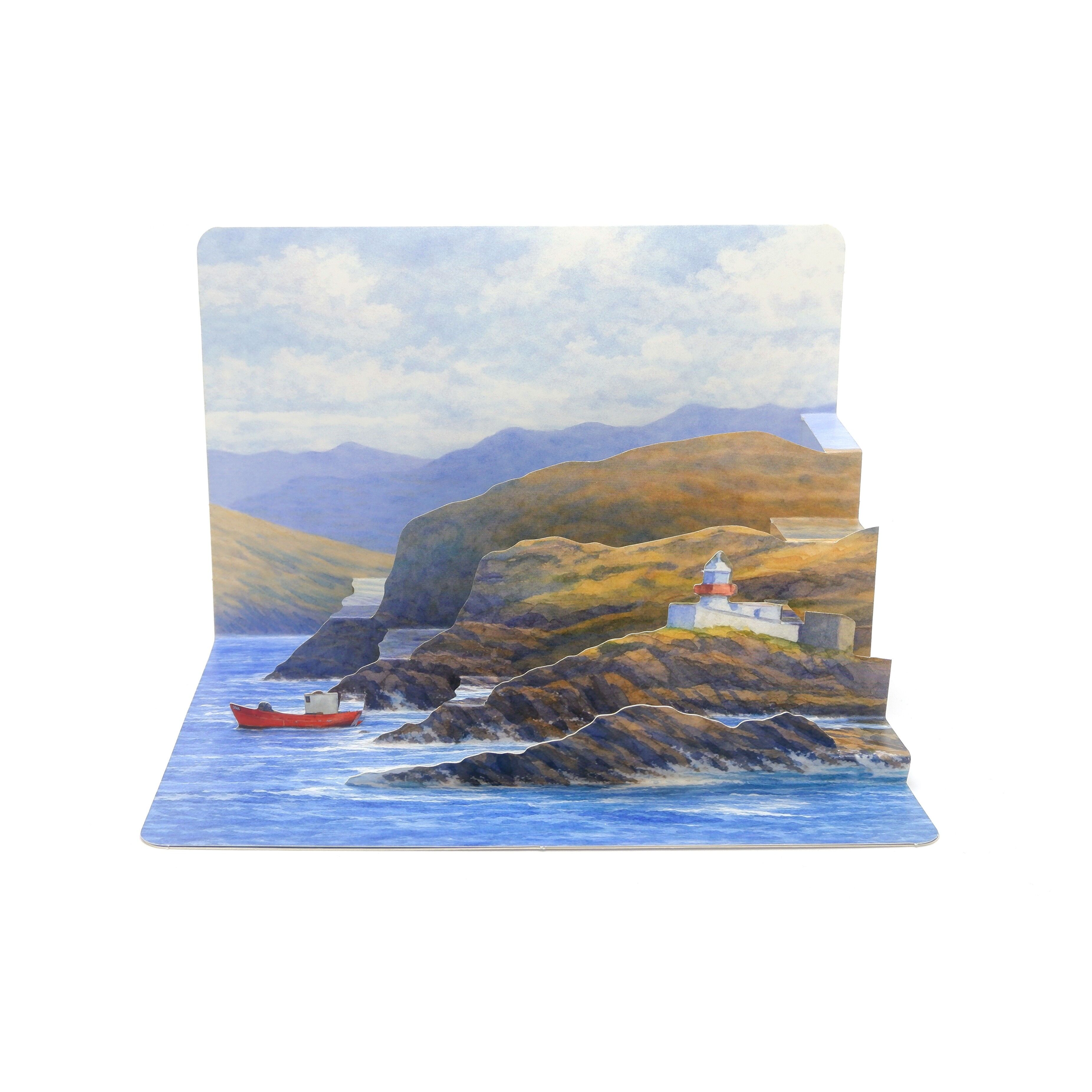 Pop-up map "Wild Coast", holidays and travel