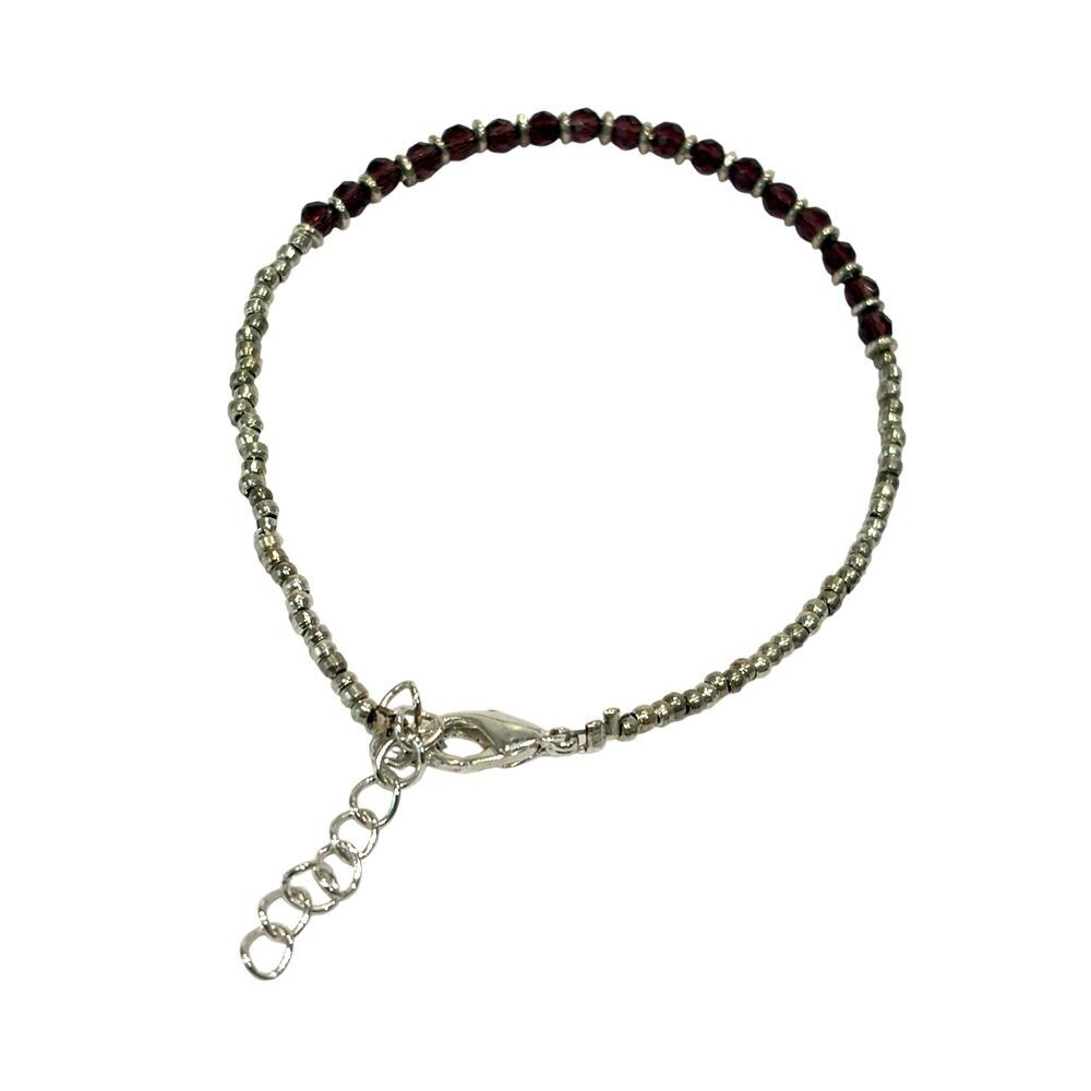 Pulsera de cadena plateada (#21)