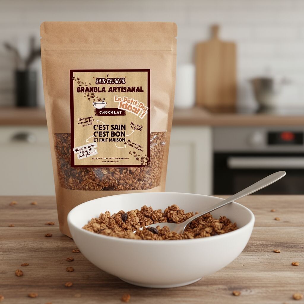 Granolas artisanaux - chocolat -