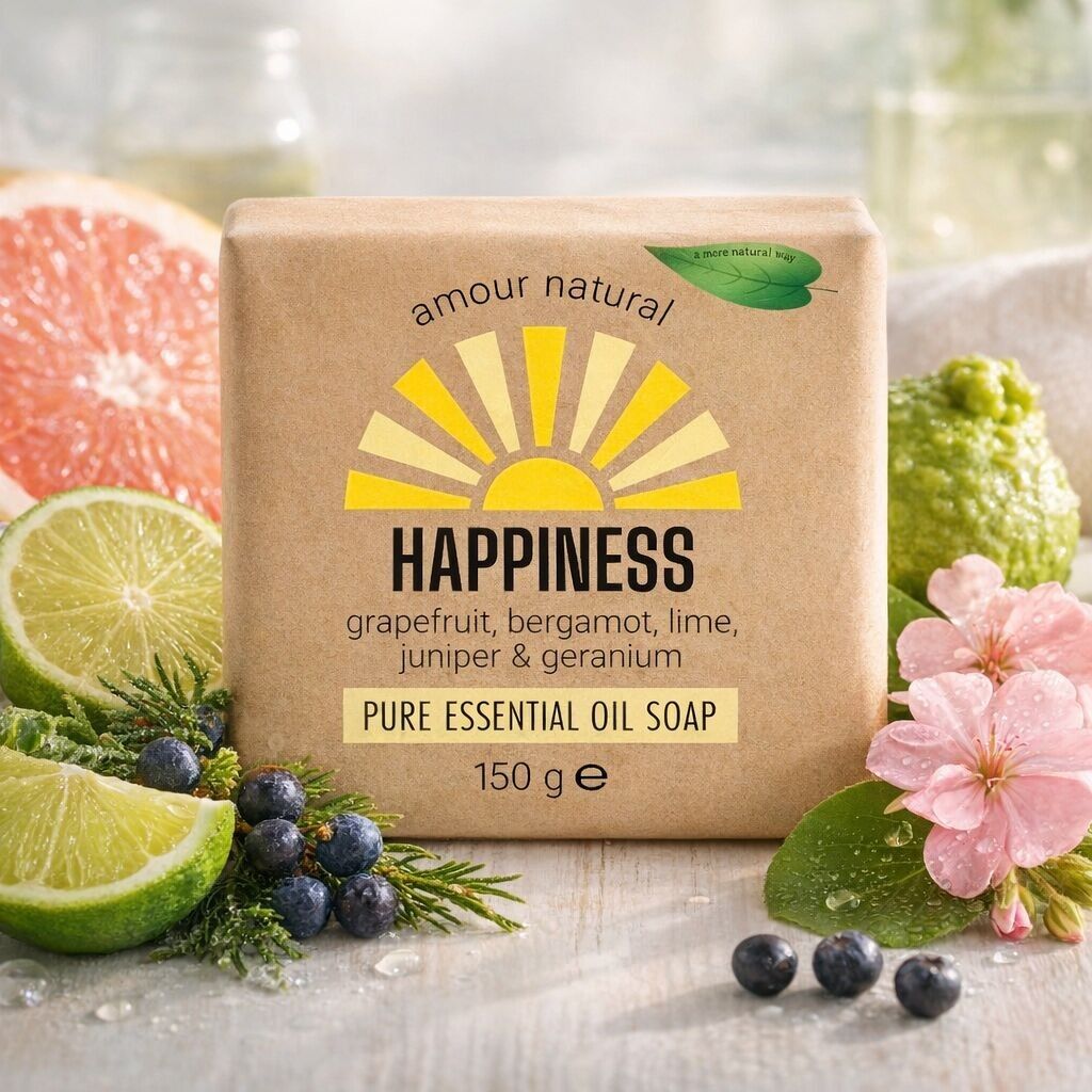 Savon naturel aux agrumes Happiness 150 g